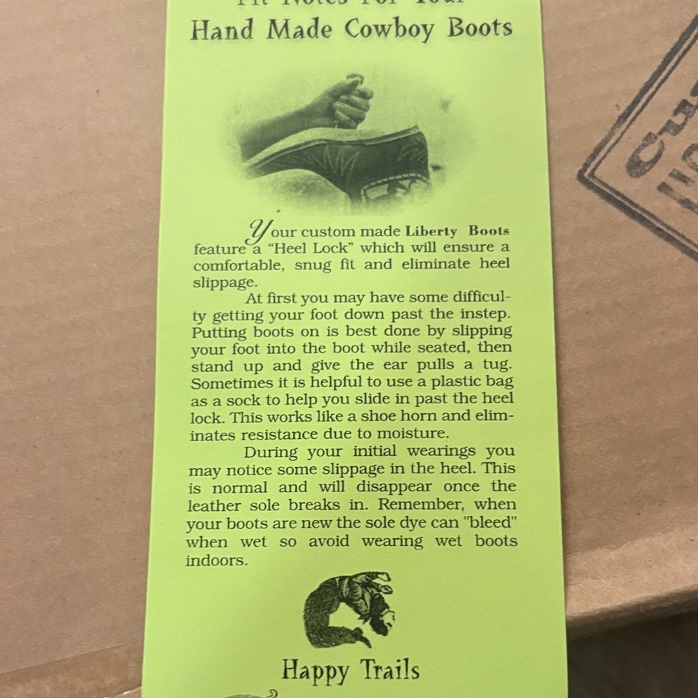 Liberty Boot Company hand made tooled, Lynard Skynard cowboy Boots. NIB. - Picture 13 of 13